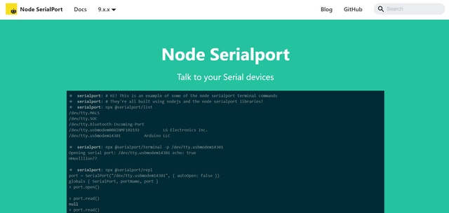 Node SerialPort